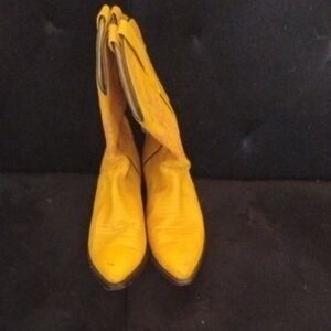 Yellow Women's Cowboy Boots